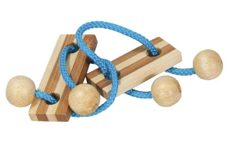 De logica - Joc logic IQ puzzle cu snur Elibereaza inelul-5, Fridolin