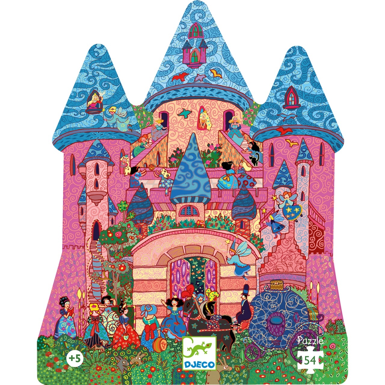 Puzzle Castelul fermecat, Djeco [4]