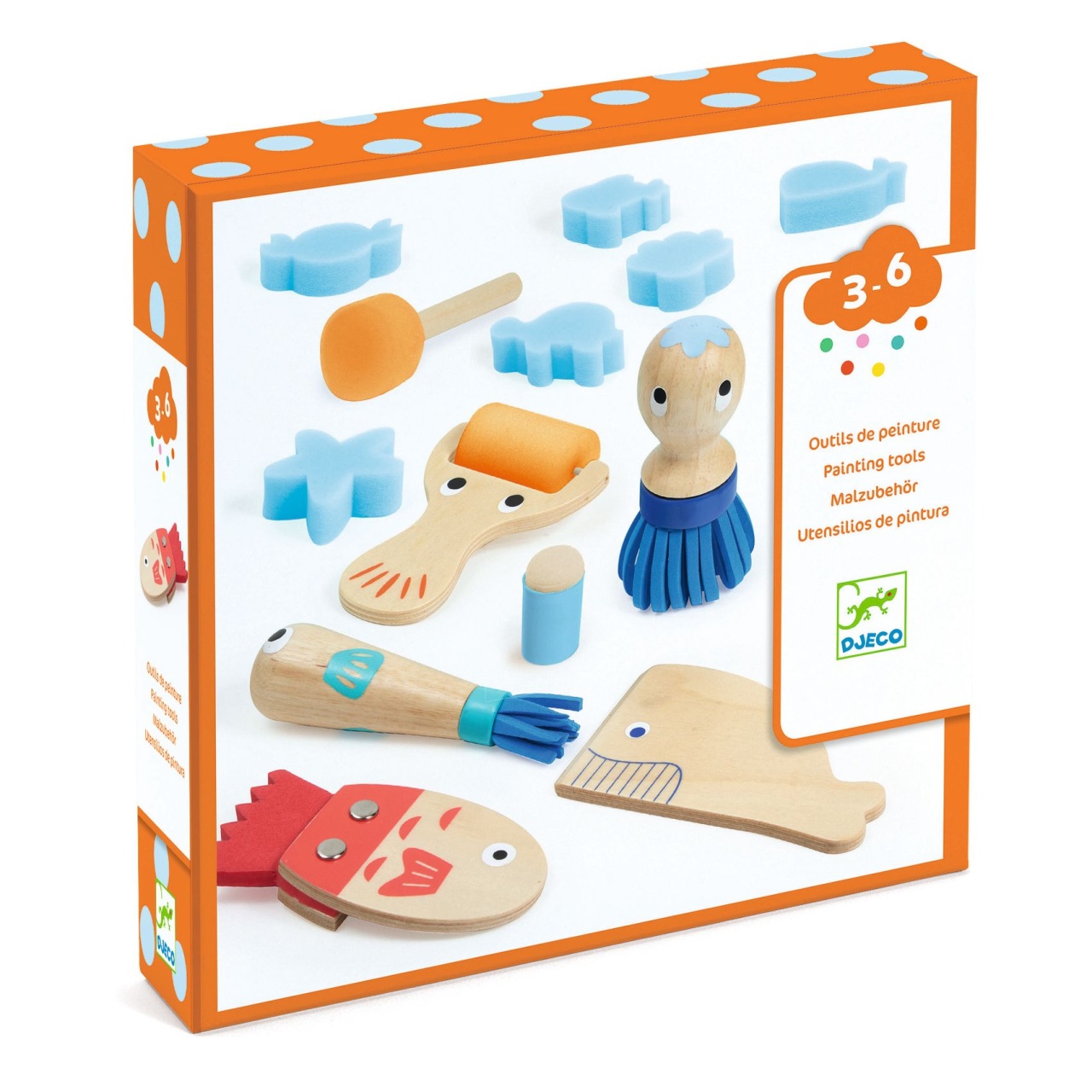 Varsta - Set de instrumente pentru pictura creativa, Djeco