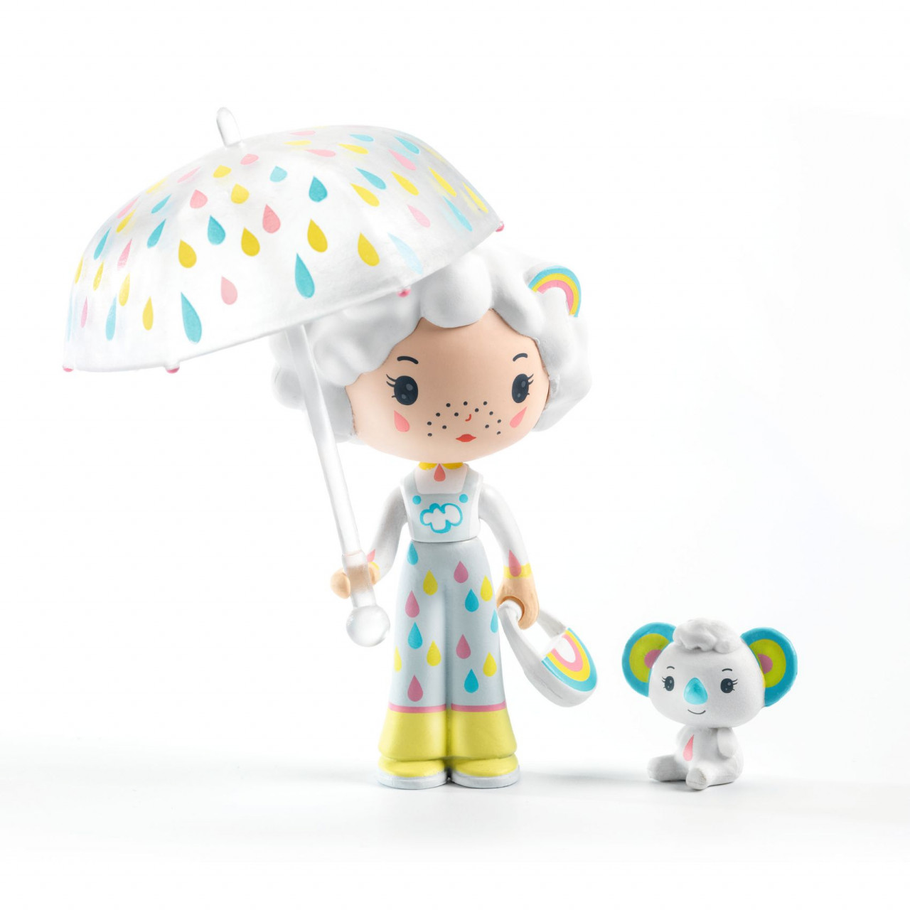 De rol - Figurine Tinyly Prunelle & Bianca, Djeco