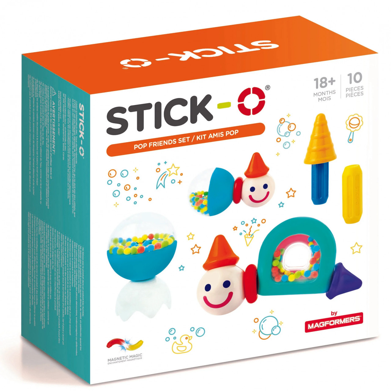 Jocuri - Joc cu magneti Stick-O, Prieteni pop