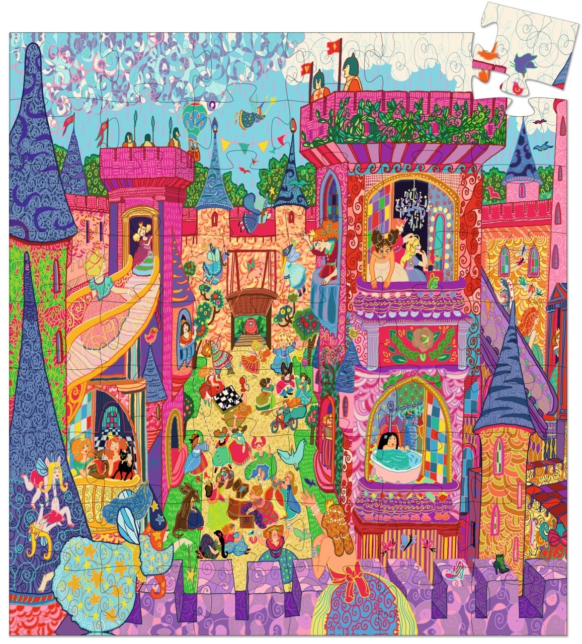 Puzzle Castelul fermecat, Djeco [1]