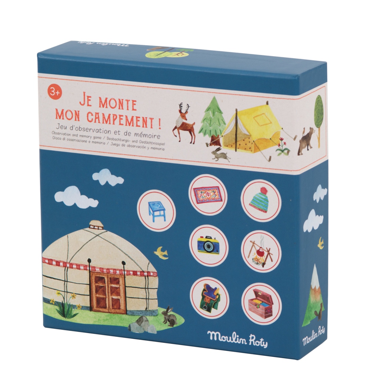 Noutati - Joc de observatie si memorie camping, Moulin Roty