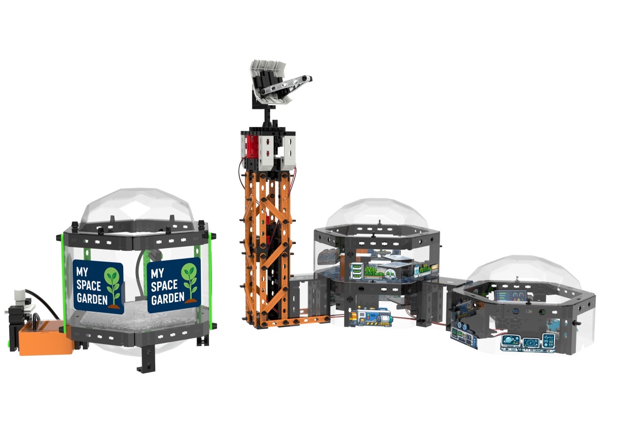 Kit STEM Set de constructie Univers spatial Space World, Fischertechnik [3]