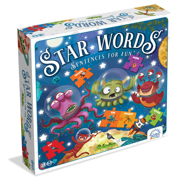 Jocuri si jucarii - Joc educativ Smarty Puzzle- Star Words