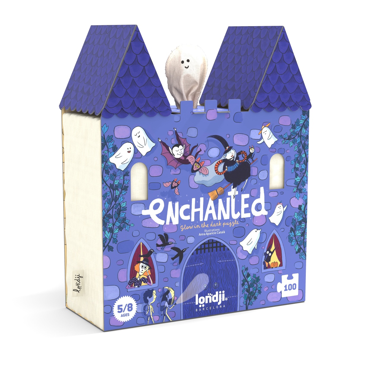 Jocuri - Puzzle reversibil Castelul bantuit, Londji