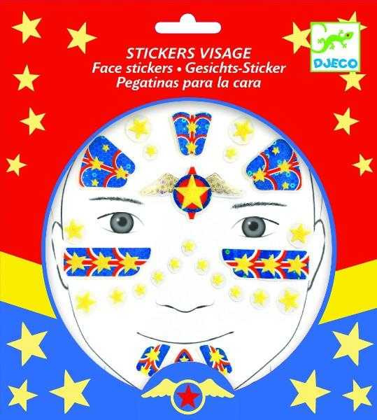 Noutati - Stickere pentru fata Super erou, Djeco