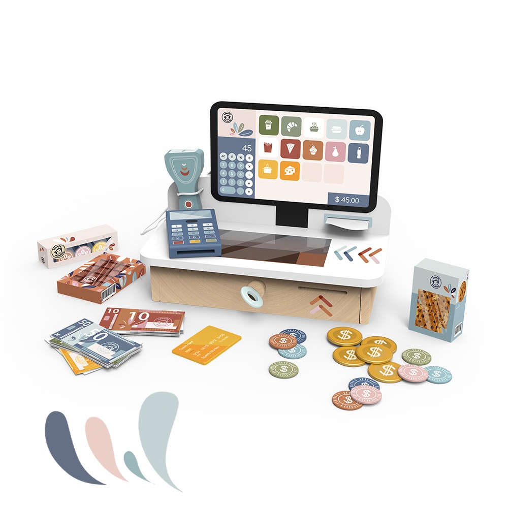 Jocuri - Casa de marcat din lemn, Speedy Monkey