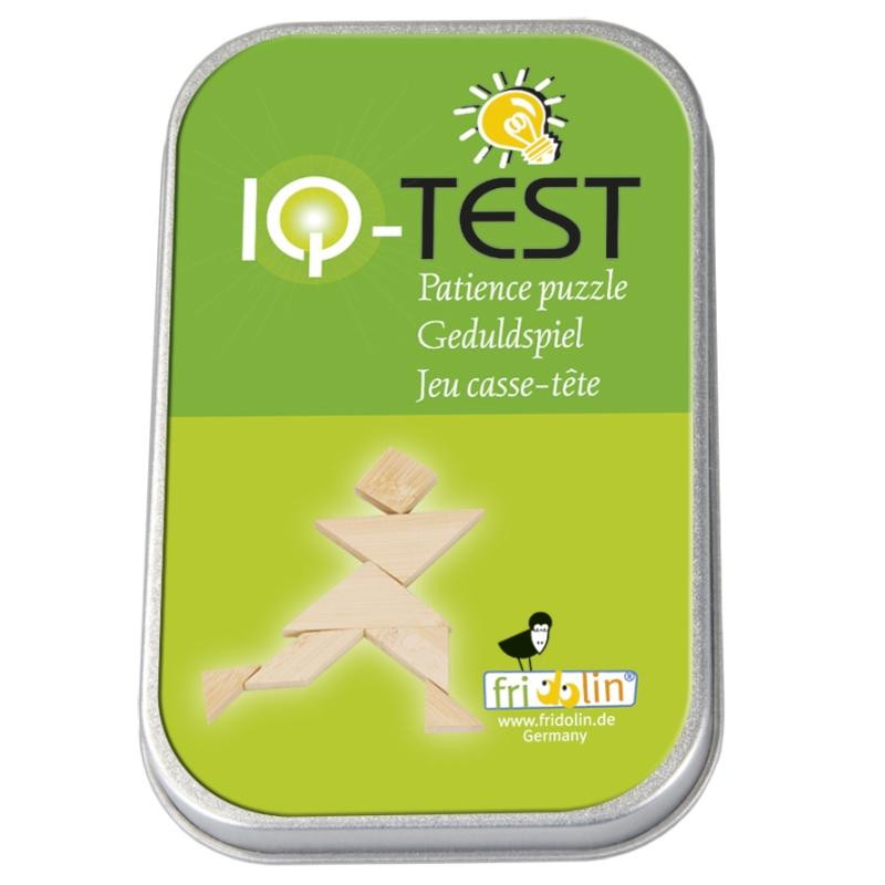 De logica - IQ Test Tangram in cutie metalica, Fridolin