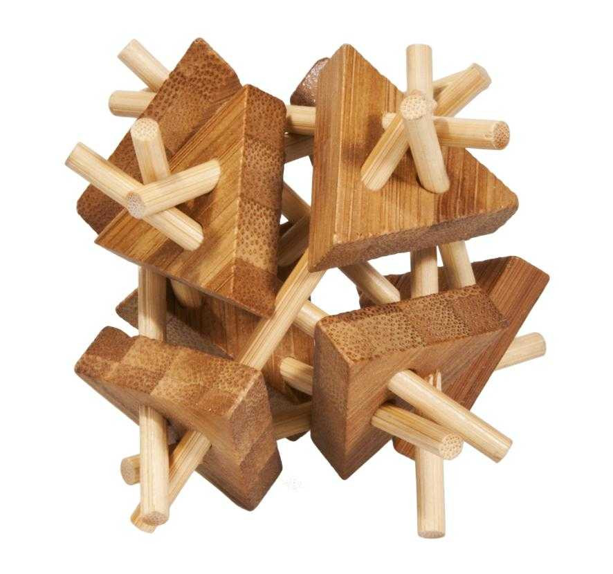 De logica - Joc logic IQ 3D Puzzle Sticks&triangles, Fridolin