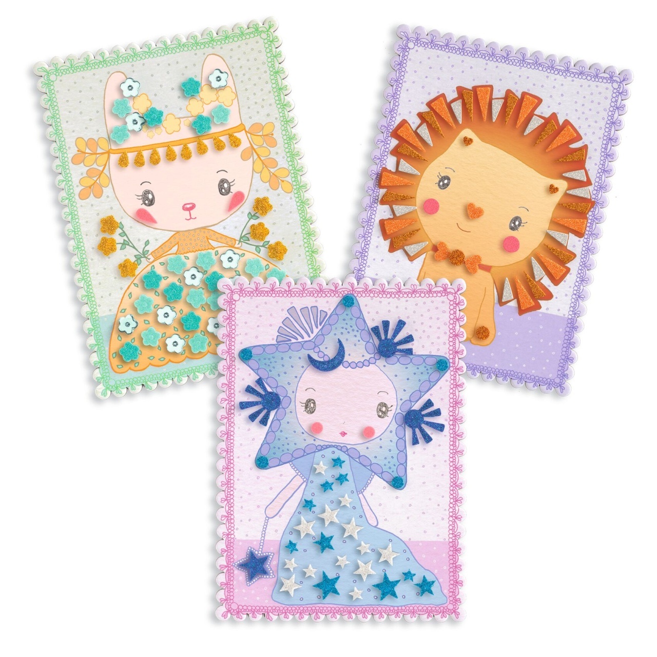 Kit creativ cu mozaic Tinyly Margo & Co, Djeco [1]