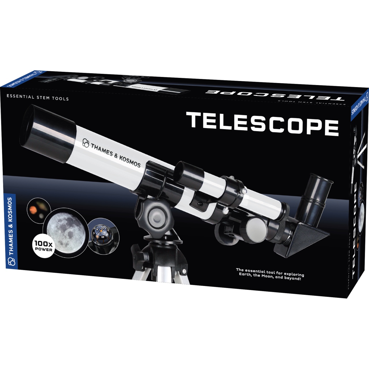 Jocuri - Kit STEM Telescop 100x, Thames & Kosmos