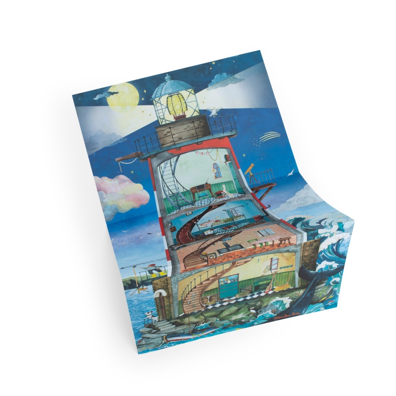 Set creativ de transfer Farul, Moulin Roty [4]