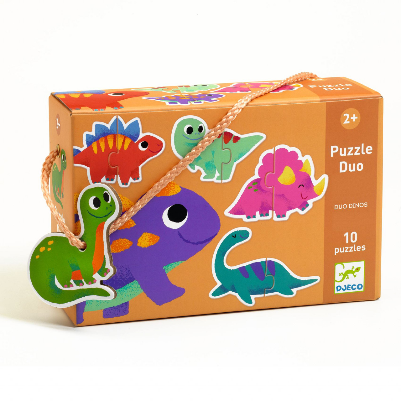 Varsta - Puzzle duo Micii Dinozauri, Djeco