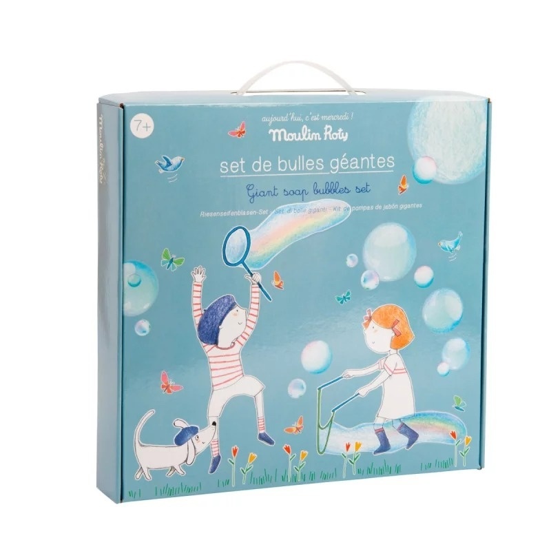 Jocuri si jucarii - Set pentru baloane uriase de sapun, Moulin Roty