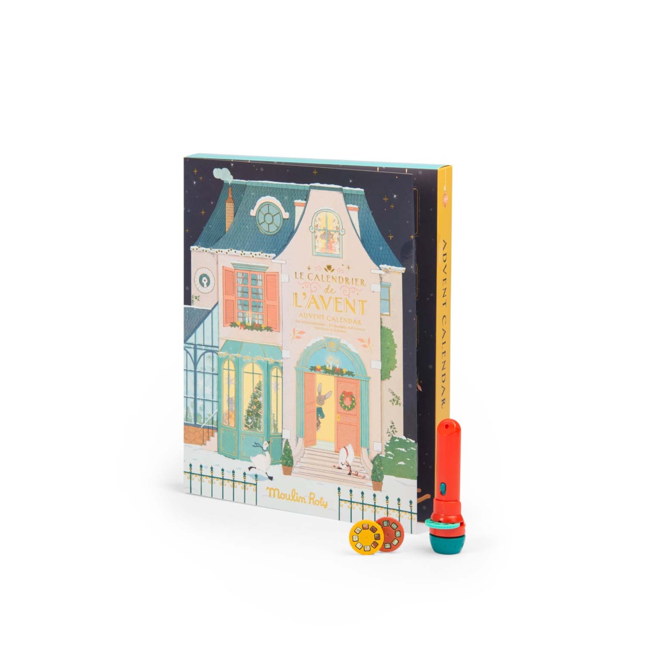 Jocuri - Calendar de Advent Lanterna si 23 de discuri cu povesti Mica scoala de dans Moulin Roty