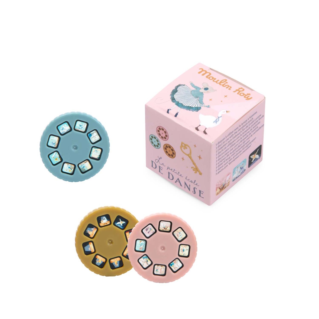 De rol - Discuri cu povesti Mica scoala de dans, Moulin Roty