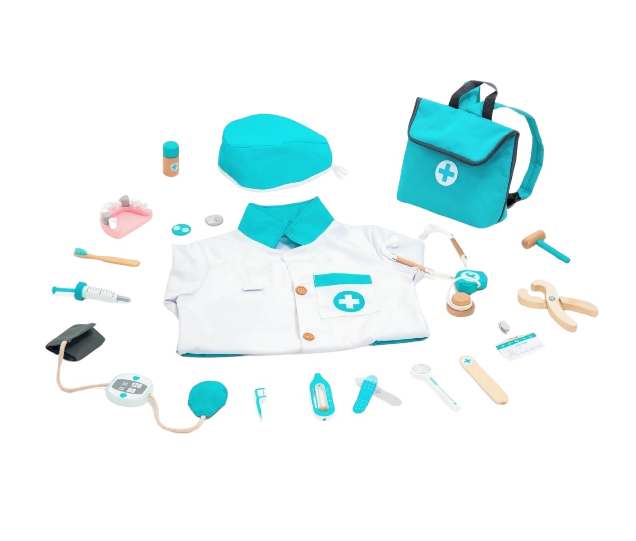 Jocuri - Joc de rol Trusa completa de doctor, turcoaz, UMU Toys