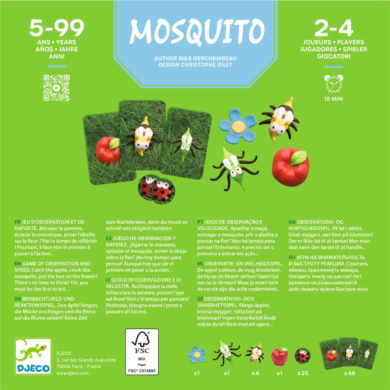 Joc de viteza si observatie Mosquito, Djeco [2]