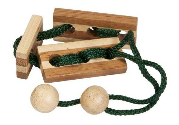 Jocuri de Logica - Joc logic IQ elibereaza inelul in cutie metalica-2