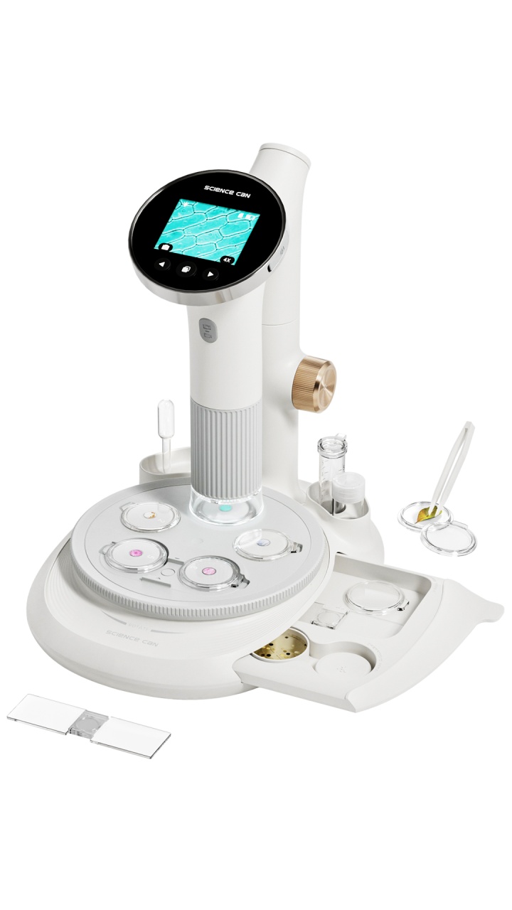 Jocuri - Joc STEM Microscop digital cu ecran integrat, TopBright