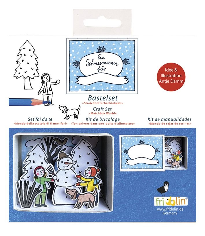 Jocuri - Kit craft Joaca in padure iarna, Fridolin