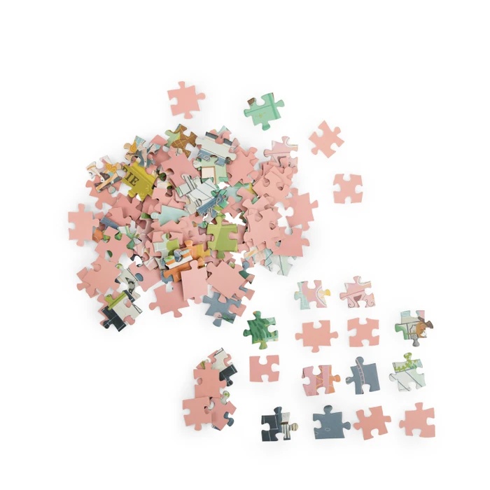 Puzzle panoramic Stradute pariziene 350 Piese Moulin Roty [2]