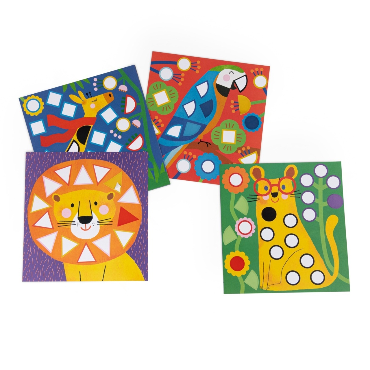 Set creativ cu stickere geometrice Les Toupitis, Moulin Roty [2]