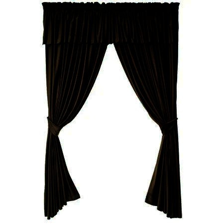 SET DRAPERIE,Casa Deco Logistics,CATIFEA V45 CU MANTOVAN NEGRU Casa Deco Logistics