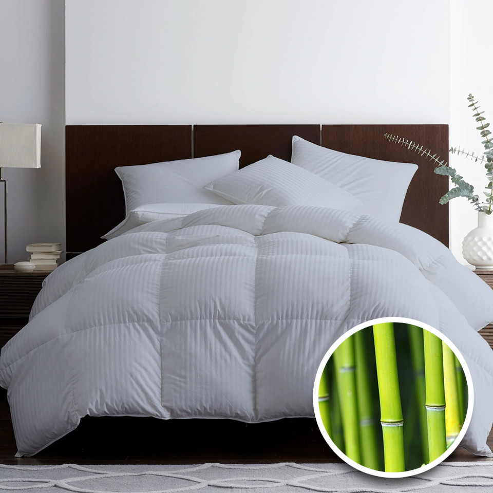 PILOTĂ MATLASATĂ BAMBUS – DE IARNĂ – GRI 200cm x 220cm 200cm