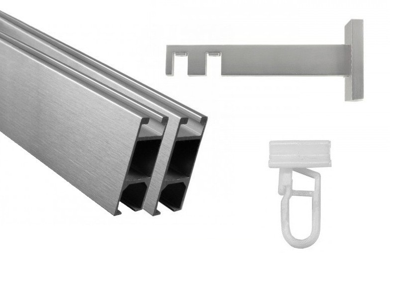 Poze Galerie dubla SQUARE LINE - SQUARE - G-TECH crom mat casadecologistics.ro
