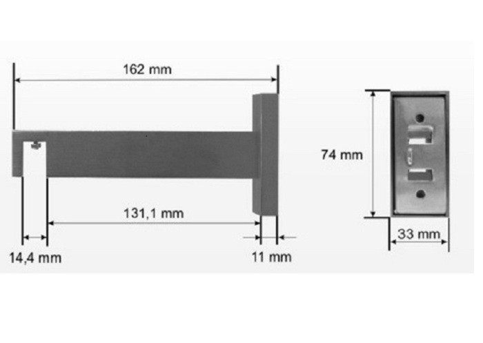 Poze Galerie SIMPLA SQUARE LINE - SQUARE - Q-ART crom mat casadecologistics.ro