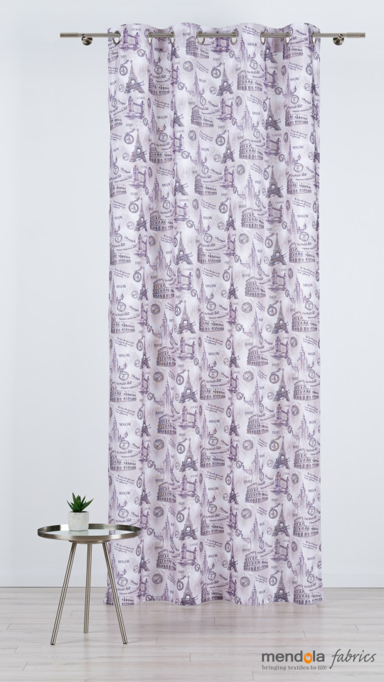 Poze DRAPERIE CU REJANSA MENDOLA CITY GRI C2 casadecologistics.ro