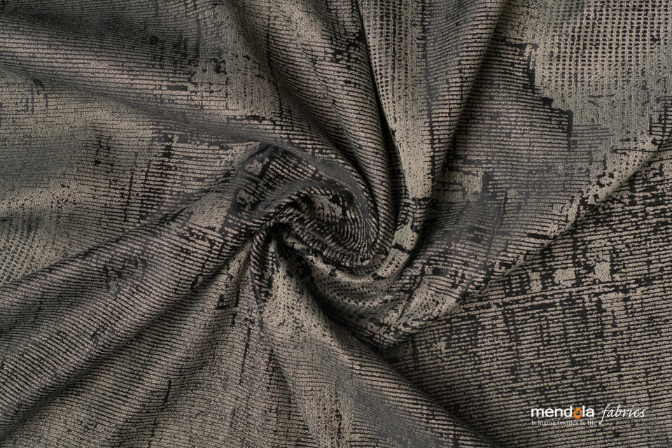 Poze DRAPERIE CU REJANSA MENDOLA COBALT NEGRU-GRI 02 casadecologistics.ro
