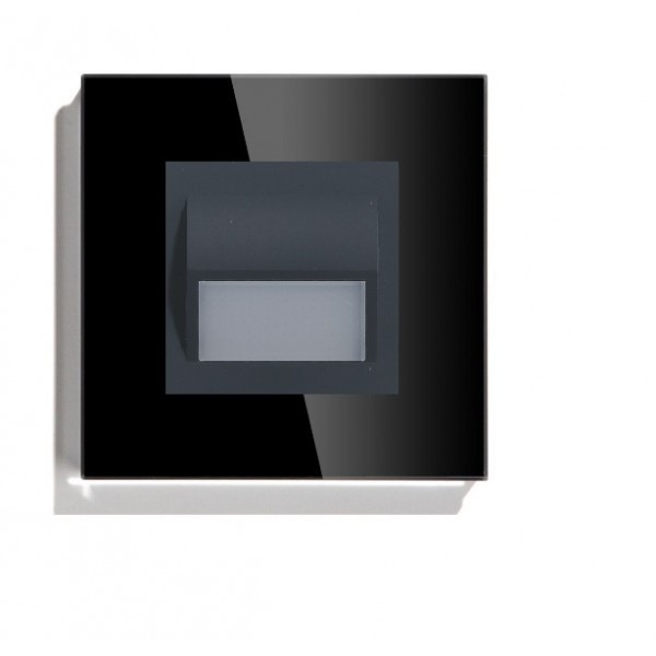 Spot LED 1W treapta negru casa pret redus imagine 2022