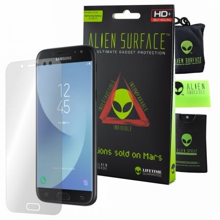 Folie Alien Surface HD, Samsung Galaxy J5 (2017), protectie ecran + Alien Fiber cadou