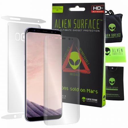 Folie Alien Surface HD, Samsung GALAXY S8 Plus, protectie ecran, spate, laterale + Alien Fiber Cadou Alien Surface imagine noua 2022