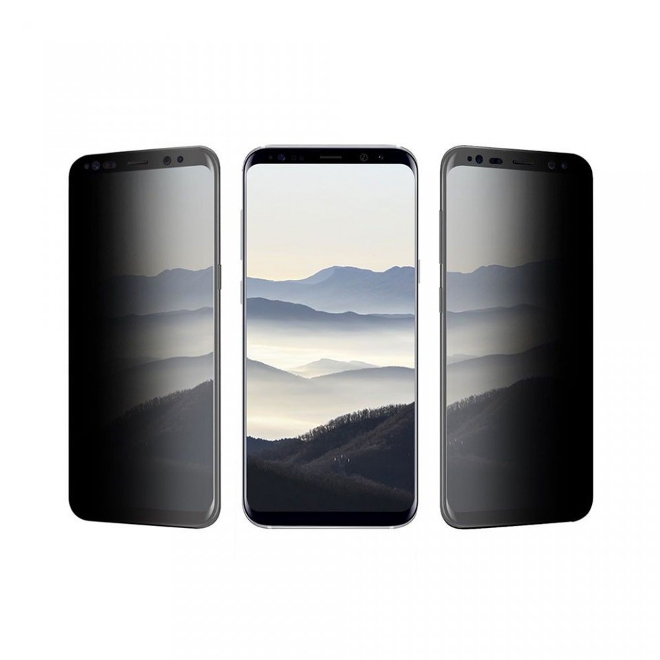Folie de sticla 5D Samsung Galaxy S8, Privacy Glass , folie securizata duritate 9H maggsm.ro imagine noua 2022