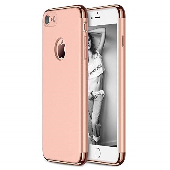 Husa Apple iPhone 8 Plus, Elegance Luxury 3in1 Rose-Gold maggsm.ro imagine noua 2022