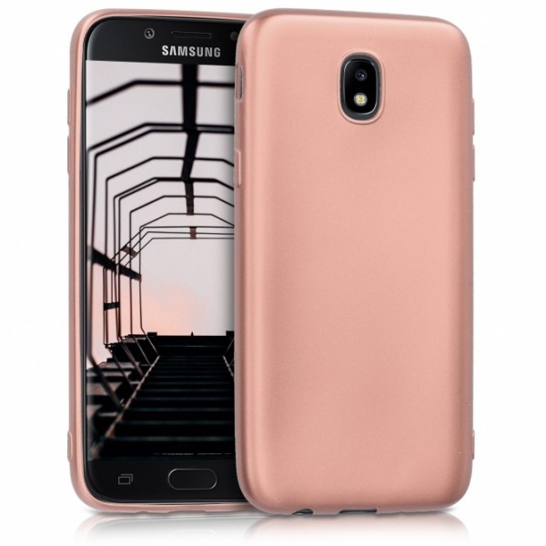 Husa Samsung Galaxy J3 2017, slim antisoc Rose-Gold maggsm.ro imagine noua 2022