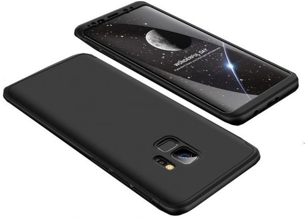 Husa Samsung Galaxy S9, FullBody Elegance Luxury Negru, acoperire completa 360 grade cu folie de protectie gratis maggsm.ro imagine noua 2022