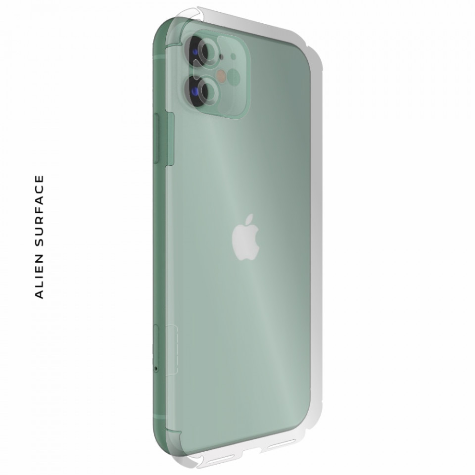 FOLIE ALIEN SURFACE HD, Apple iPhone 11, PROTECTIE SPATE+LATERALE + ALIEN FIBER CADOU Alien Surface imagine noua 2022