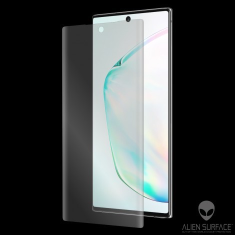 Folie Alien Surface HD, Samsung GALAXY NOTE 10, protectie ecran + Alien Fiber Cadou Alien Surface imagine noua 2022