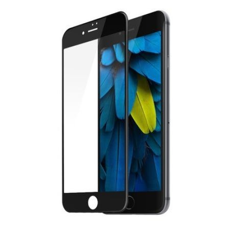 Folie de sticla 5D Apple iPhone 8 Plus, cu margini colorate Negru maggsm.ro imagine noua 2022
