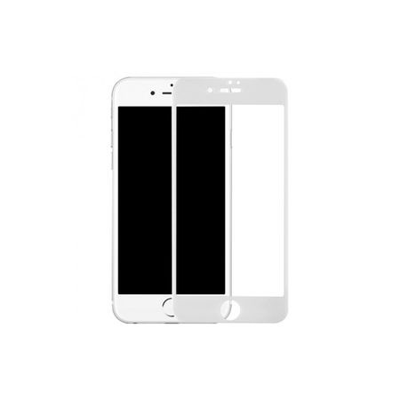 Folie de sticla Apple iPhone 6/6S, margini colorate White maggsm.ro imagine noua 2022