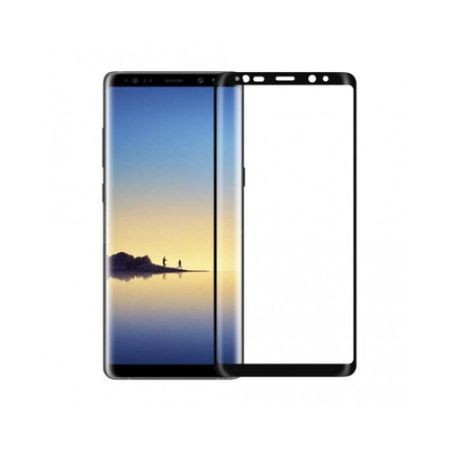 Folie de sticla pentru Samsung Galaxy Note 8, cu margini colorate Negru maggsm.ro imagine noua 2022