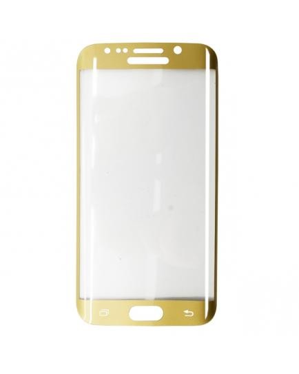 Folie de sticla Samsung Galaxy S6 Edge, Elegance Luxury margini curbate colorate Gold maggsm.ro imagine noua 2022