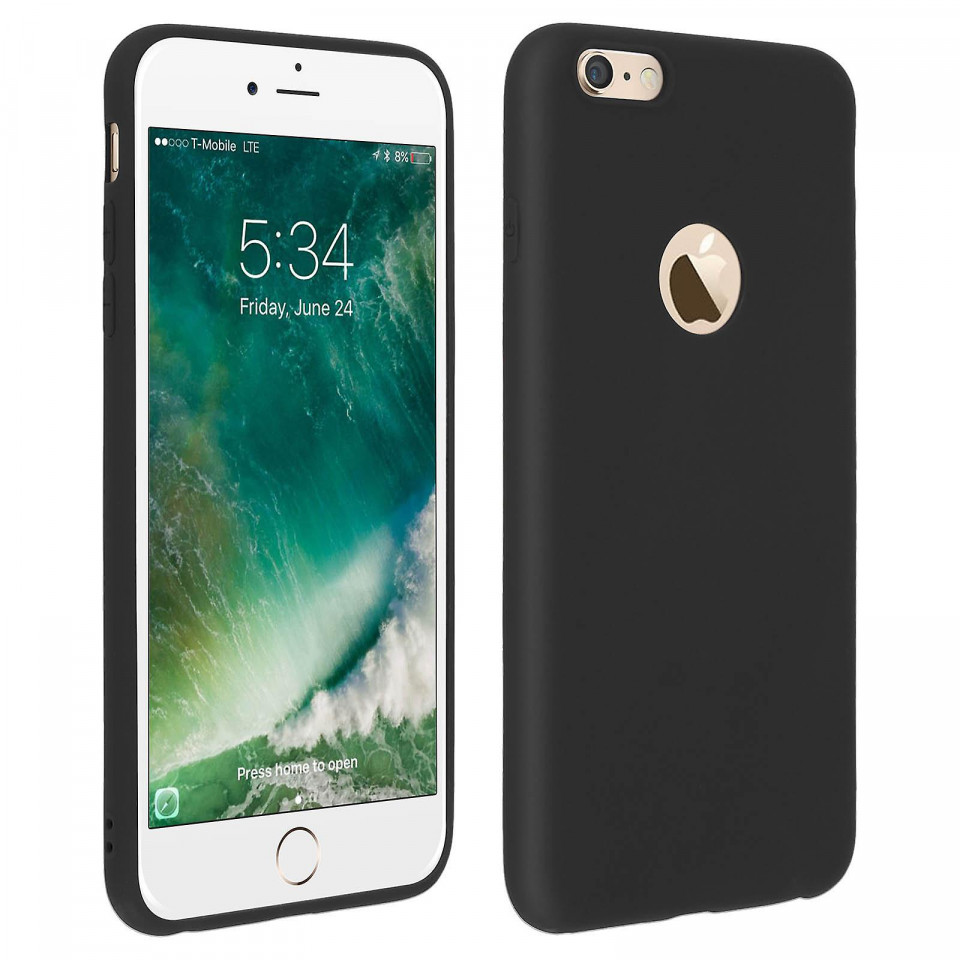 Husa Apple iPhone 6/6S, slim antisoc Black