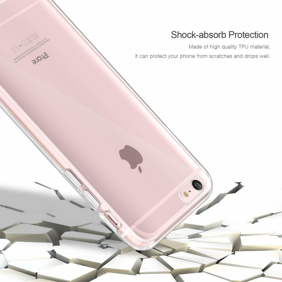 Husa Apple iPhone 6 Plus/6S Plus, FullBody Elegance Luxury 360º ultra slim Silicon TPU, acoperire fata spate - 2 | YEO