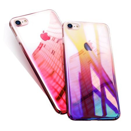 Husa Apple iPhone 8 Plus, Gradient Color Cameleon Roz / Pink maggsm.ro imagine noua 2022